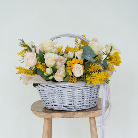 Lemon Sorbet Basket