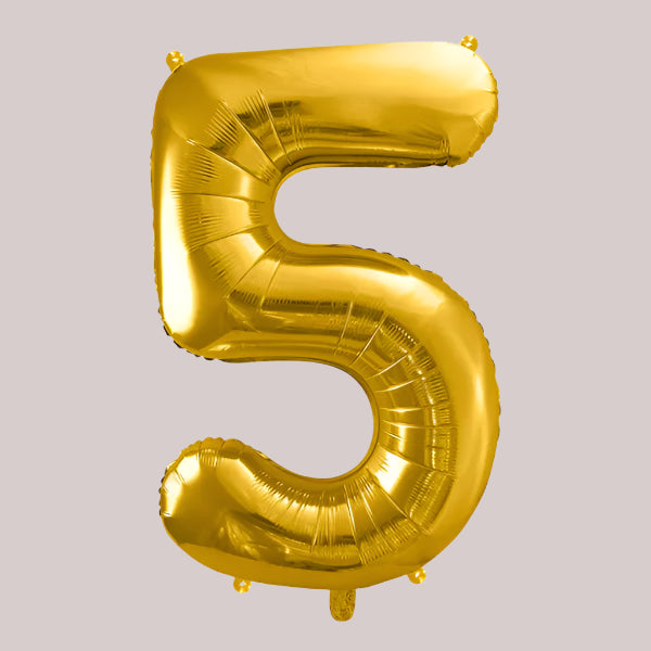 Folijas balons ciparu formā